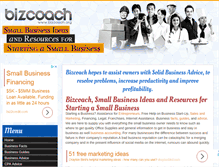 Tablet Screenshot of bizcoach.org